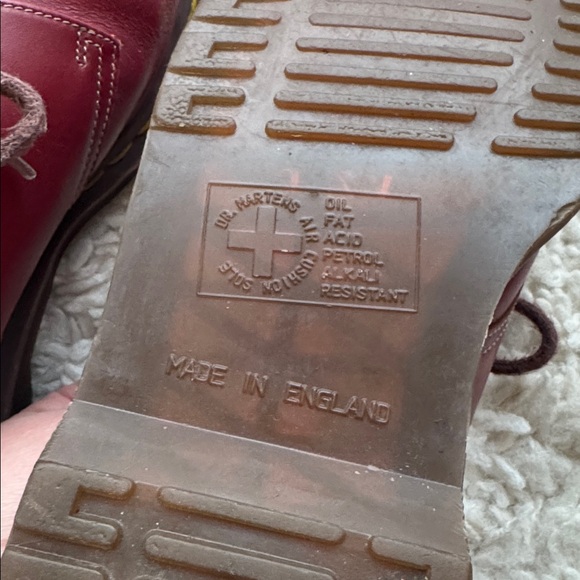 Vintage Dr Marten Made In England 1461 - Picture 8 of 10
